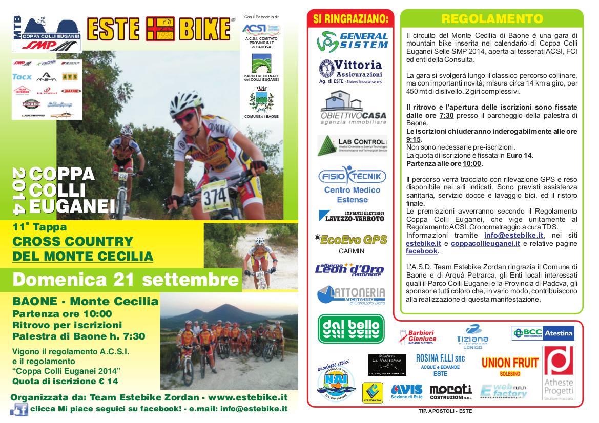 Cross Country del Monte Cecilia 2014