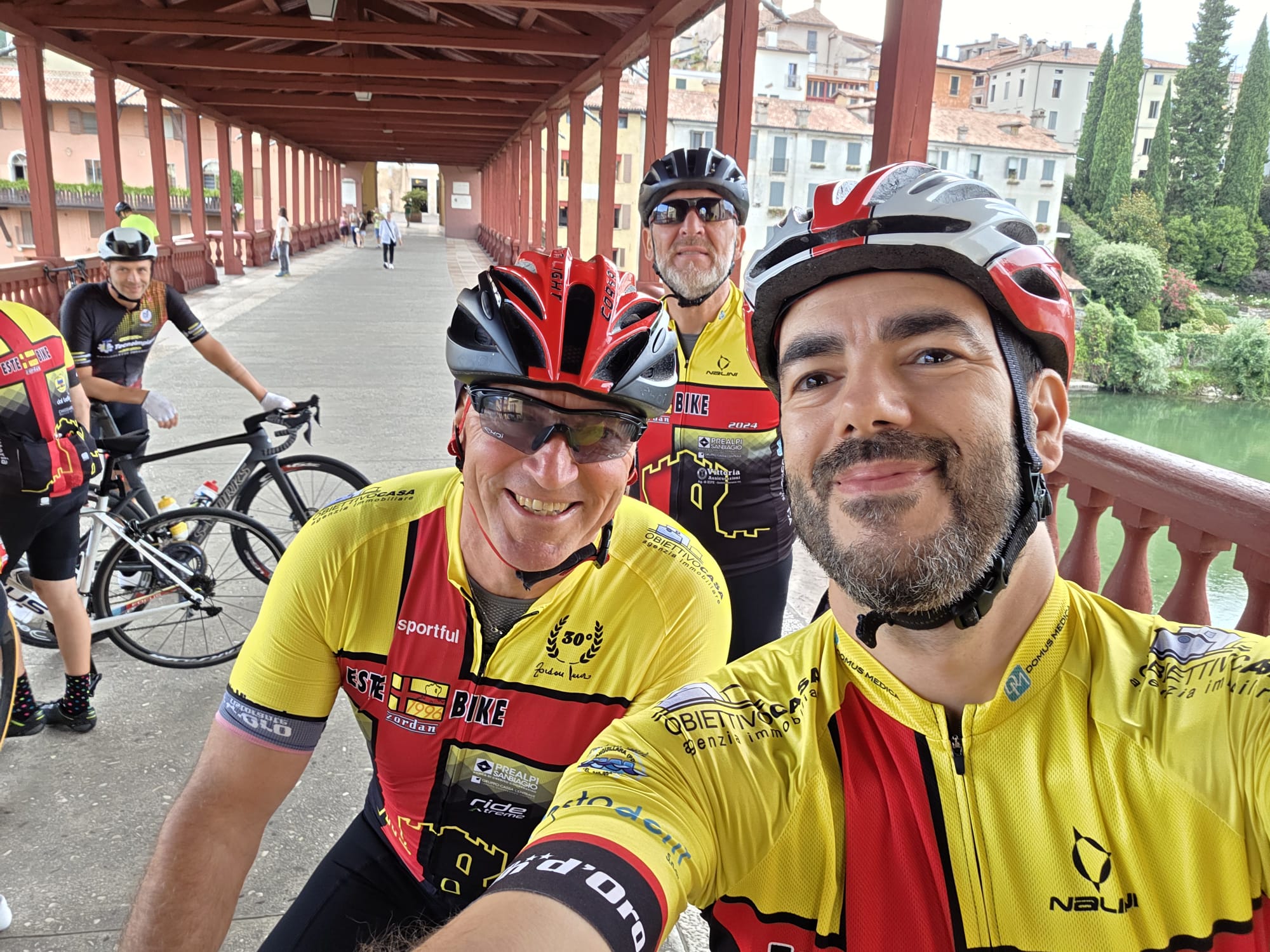 Selfie sul Ponte degli Alpini a Bassano